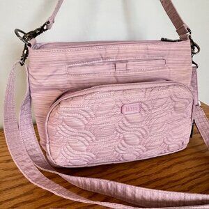 LUG Samba XL Blush Pink Lilac Grey Convertible Crossbody Bag